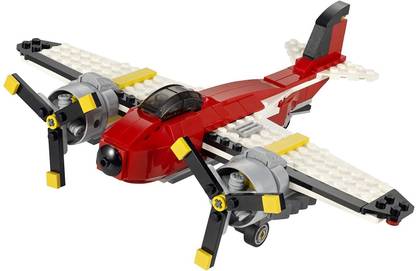 Magicwand DIY LEGO Compatible Aircraft Hovercraft Building Blocks 241+ Pcs