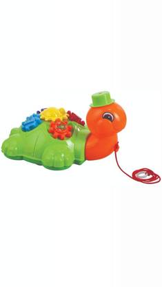 FunZone Toys Pull Along Gear-O-Turtle