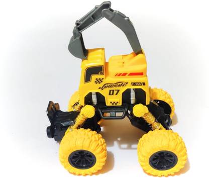 SOPALI JCB crane pull back Action suspension spring toy