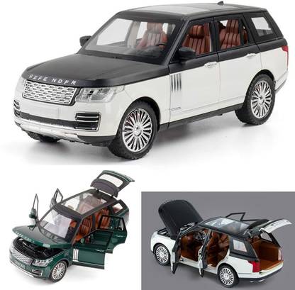 Magicwand 1:24 Die-Cast Range Rover with Openable Doors,Pull Back ,Lights,Steerable Wheels