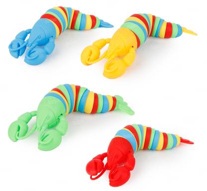 FIDDLERZ Ocen Jhinga for Kids 3D Cute Articulated Sensory Slug Fidget Toys