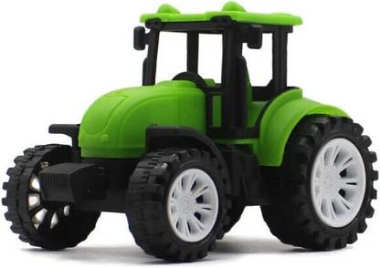 neoinsta shopping Small size friction powered tractor engine toy for kids green color