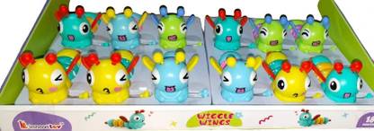 MNMTOYZ Windup Toy with Moving Wheels | Ideal for Girls and Boys(12 Pieces)