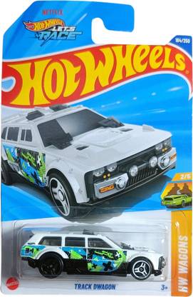 HOT WHEELS C4982 Track Dwagon 2/5 HW WAGONS 184/250 DIE CAST TOY CAR Mainline J CASE