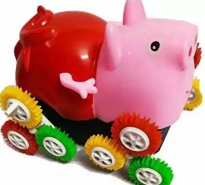 MIMY Peppa Pig car Rotting 360 Degree Toy