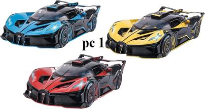 Akvanar 1:24 Bugatti Bolide Alloy Model Light Sound Effect Diecast pc 1