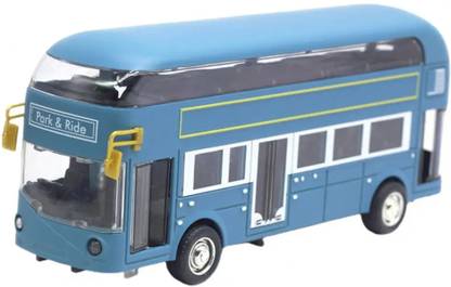 COELON Toy Bus Light Sound Pullback London Bus For Kids Double Decker Bus School Bus