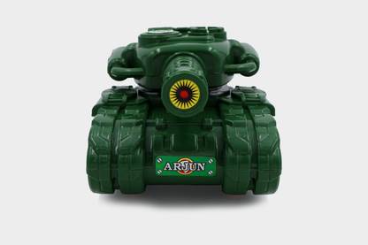 Toy Bharat Military Army Fighter Tank Unbreakable Friction Push