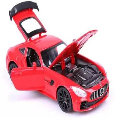 Skstore Mercedes GTR Sport Car Model Sound and Light Back Car Perfume Benz Toy