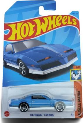 HOT WHEELS Muscle Mania 84 Pontiac Firebird 1:64 Scale (Blue)