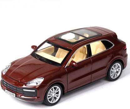 Skstore 1:32 Diecast Porsche Cayenne Turbo Alloy Pull Back Sound Light Sports Car