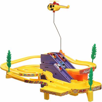 Skstore Track Racer Game Car Racing Ramp Set with Battery Operated Musical Kids Games