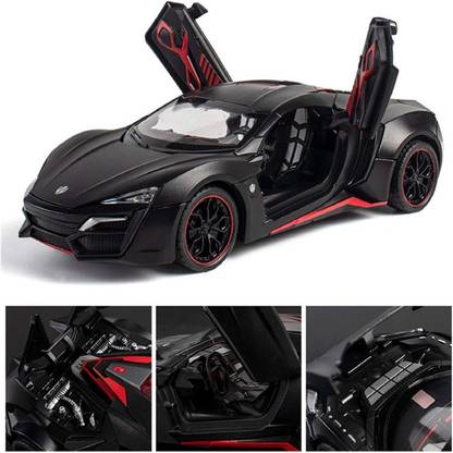 KTRS 1:24 Hyper Spec Lykan Hypersport Openable Doors & Light, Music