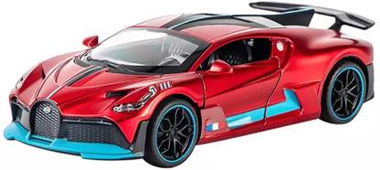 Skstore 1:32 Die Cast Metal Model Bugatti Divo Pull Back Light Sound