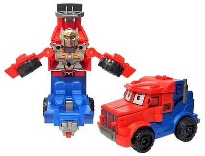 PRIMEFAIR 2 in 1 Robot to Semi Jeep Car Rescue Heroes Transformer Pack of 1 (Multicolor)