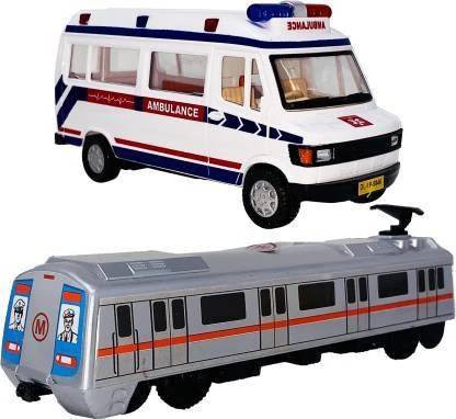 Sani International Toy Mall New Combo of Indian Automobile Ambulance Toy