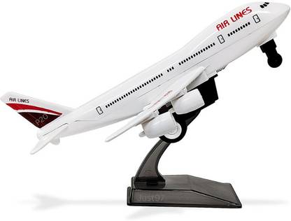 AS TRADERS AEROPLANE C747 With Stand Pull Back And GO RED24