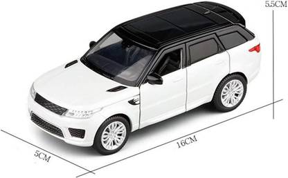DUWOL 132 die cast metal toy car Refender pullback car openable door with light& sound
