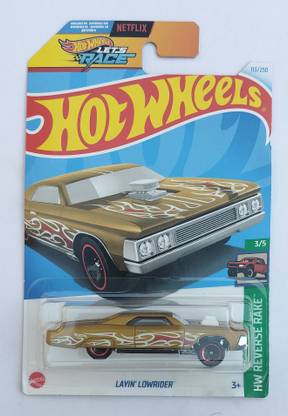 HOT WHEELS HW REVERSE RAKE 3/5 LAYIN LOWRIDER TOY CAR