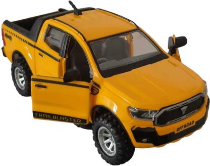 Shree Jee CENTY TRAILBLASTER TRUCK TOY FRONT DOOR &TAILGATE OPEN(WHITE) COLOUR MAY VARY