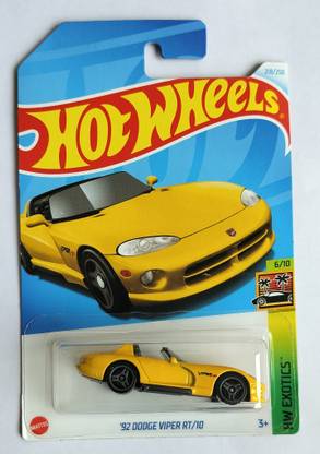 HOT WHEELS HW EXOTICS 6/10 92 DODGE VIPER RT/10 TOY CAR