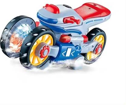 INOS Motor Bike Stunt & Spin Convertible Toy Rotating Spinning Four Wheel toy