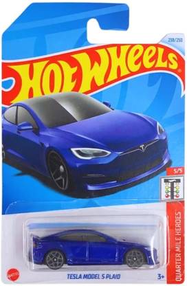 HOT WHEELS TESLA MODEL S PLAID,DIE-CAST TOY CAR AGE 3Y+