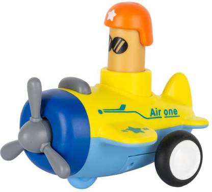SR Toys Push & Run Toys Miniature Transport Toys Tiny Cars for Kids (Air Plane)