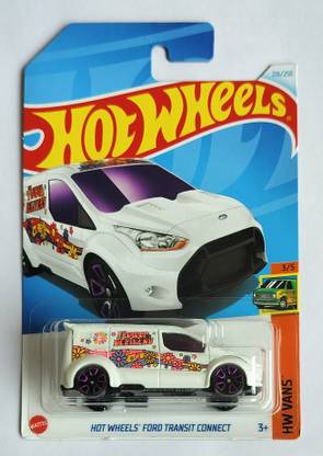 HOT WHEELS HW VANS 3/5 FORD TRANSIT CONNECT TOY VAN