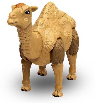 QBIC Desert Walking Camel Toy with Lights & Music / Moving Animal Toys for Kids