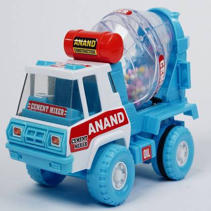 Skstore Big Size Unbreakable Heavy Duty Rotating Cement Mixer Dumper Truck free wheel