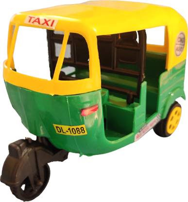MARVIA Auto Rickshaw Toy for Kids Pull Back Action Mini Auto Rickshaw Mini for Kids