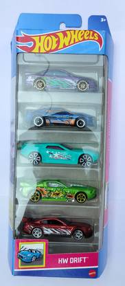 HOT WHEELS CAR 2024 HW DRIFT PACK OF 5
