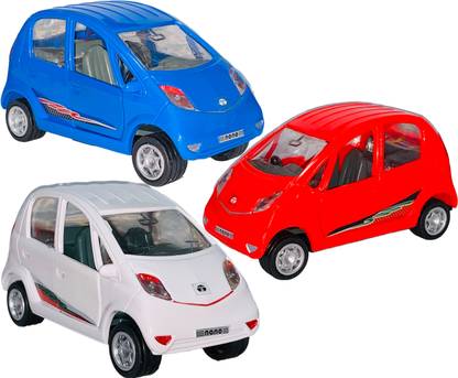 Wishmaster Pack Of 3 Small Pull Back & Go Indian Tiny Car Toy For Kids | Made In India