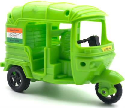 jmv Toys for Kids Auto Rickshaw Tricycle with Toy (Multicolor)
