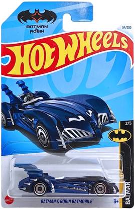 HOT WHEELS BATMAN & ROBIN BATMOBILE DIE-CAST TOY CAR