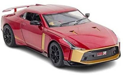 Toyvala 1:24 Scaled A GTR50 Die Cast Pull Back Car Model with Lights and Sound-C