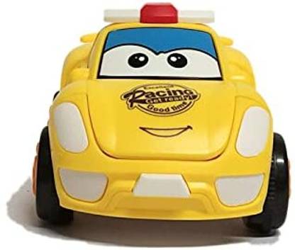 MAGNUM Cartoon Mini Racing Transforming Car to Robot and Robot to Car Toy for Kids