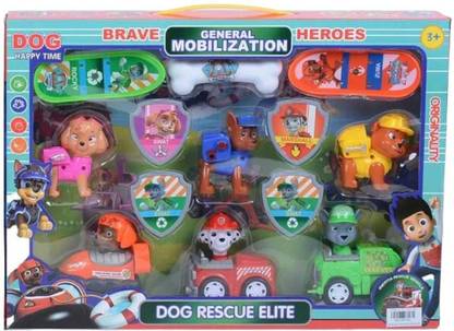 The Simplifiers 7 pcs/Set Paw Patrol Toys Super Dog One Key Can Deformation Toy