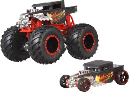 HOT WHEELS Monster Trucks BONE SHAKER vehicle (Pack of 2)