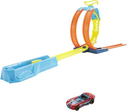 HOT WHEELS Track Builder Unlimited Split Loop Pack, With 1 Car