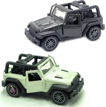 Toyco Pack of 2 Alloy Metal 1:43 Scale Mini Toy Car Combo Set (Open Door & Pull Back)/