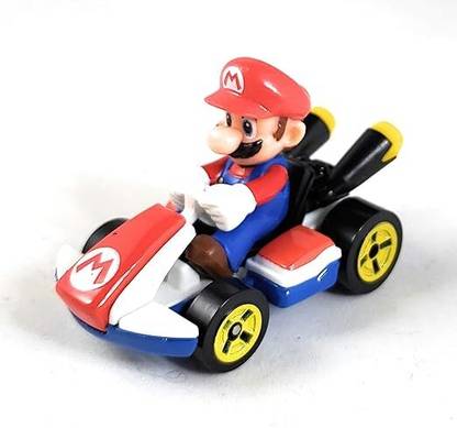 Glenston Mario Kart Car Race Set for Kids Ages 3 Years and Up (pack of 2)