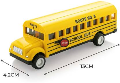 SHRISHA CREATION School Bus Yellow | Pull Along Toy