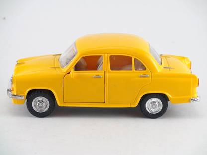 zokato Ambassador Car (Black)- Toy with Pullback Action (Size L-13.5 x W-5 x H-5 cms)