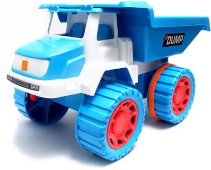 MORRIS'S TOYS Powered Dumper Engineering Construction Blue Big Truck Toy