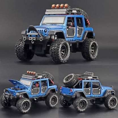 SARJUDAS ENTERPRISE Jeep Wrangler Rubicon Alloy Pickup 1:24 Model Car Exclusive Alloy Metal Car