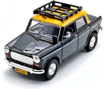centy toys archit Queen 70 Taxi Fiat padmini toy car for kids Pull back Size 13cm Door openable