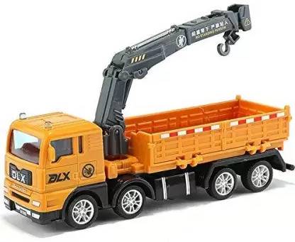SR Toys Unbreakable Construction Engineering Frictiion Power Crane Toy for Kids