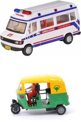 viaan world Combo pack Ambulance & CNG Auto Rickshaw